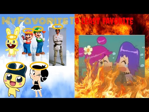 My Favorite To Least Favorite S/M/VG/MC/R/S/W/P/O (Adrian P's Style)