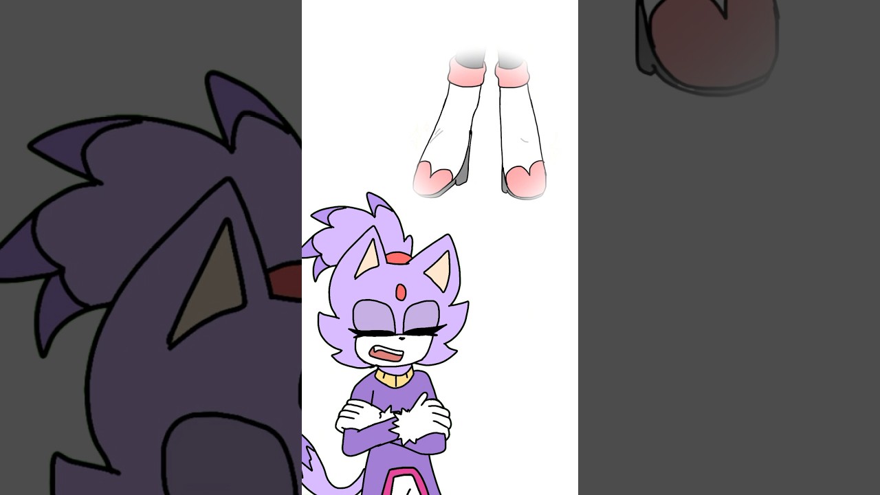 My feet hurt! well is it…|| animation|| Rouge the bat and Blaze the cat ||sonic||