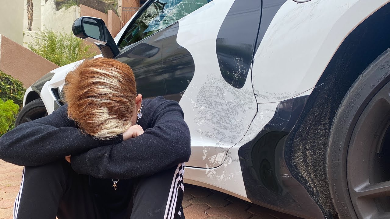 MY FIRST CAR CRASH..