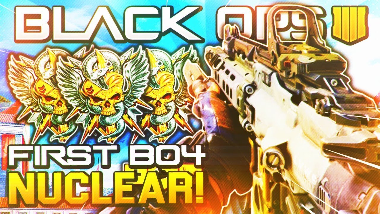 My First NUCLEAR on Black Ops 4!! (Black ops 4 Nuclear Medal Gameplay!)