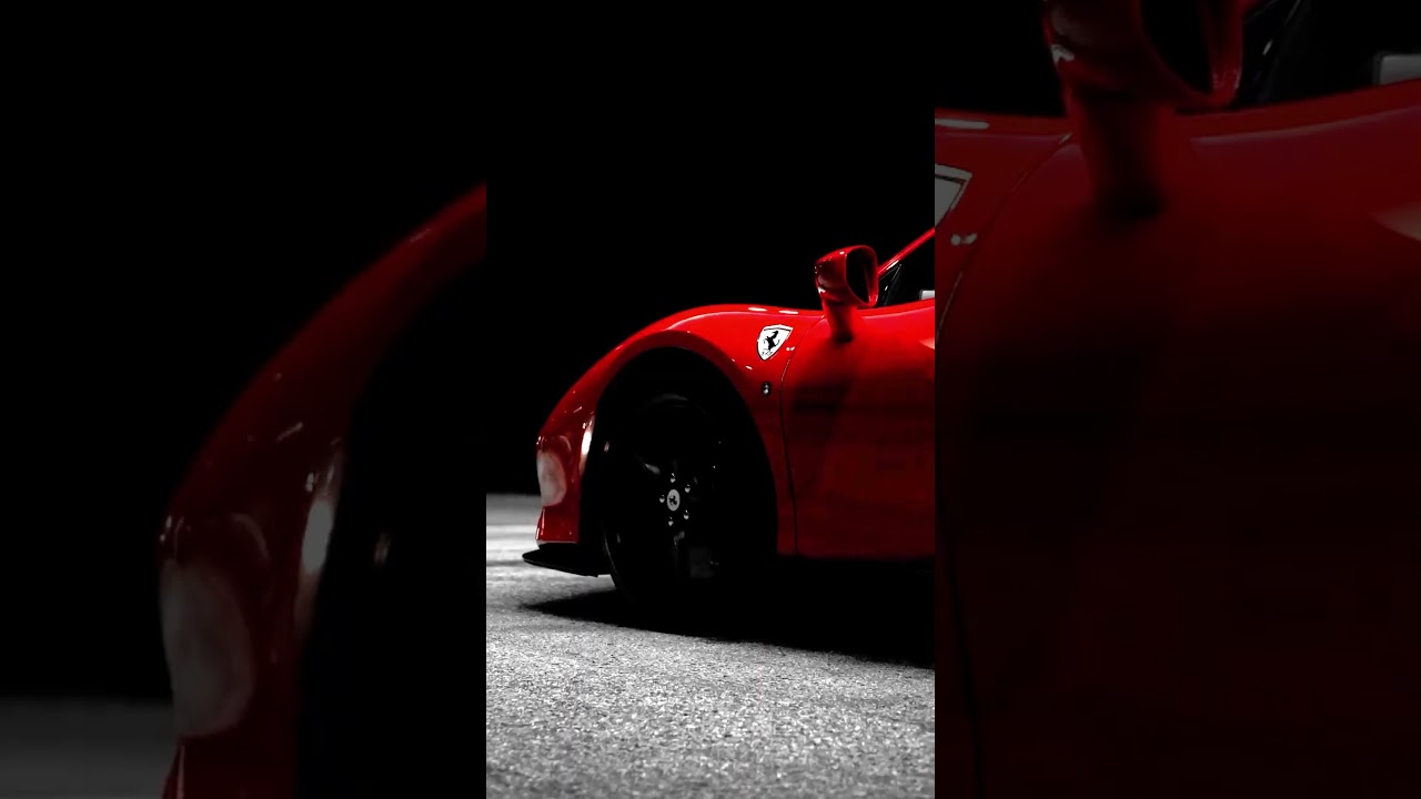 My first speed ramp of ferrari car #shorts #trending #edit #tutorial