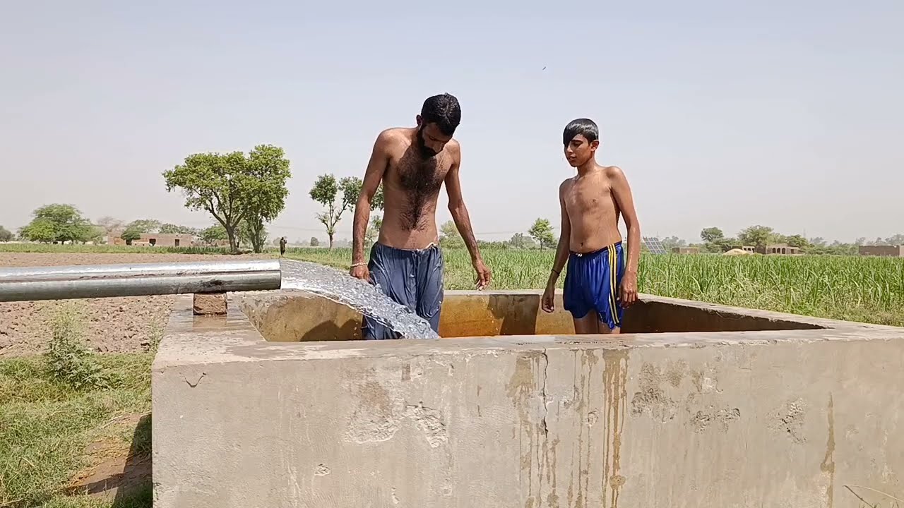 My first vlog on tubewell with Anwar Langrial
