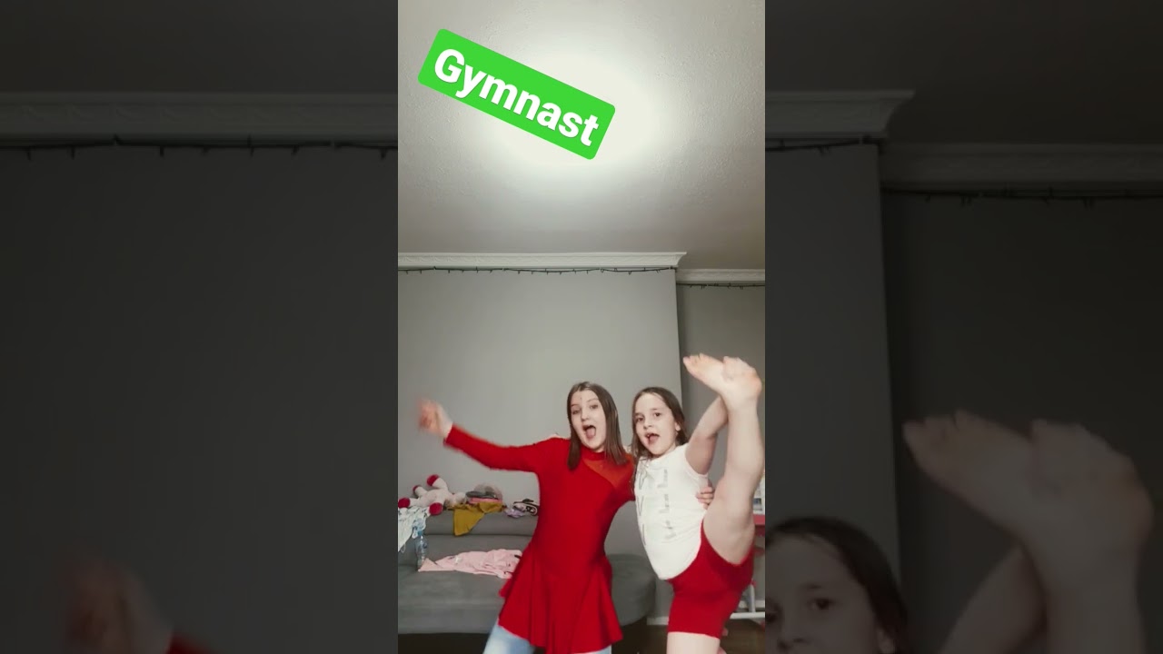 my friend is amazing at splits