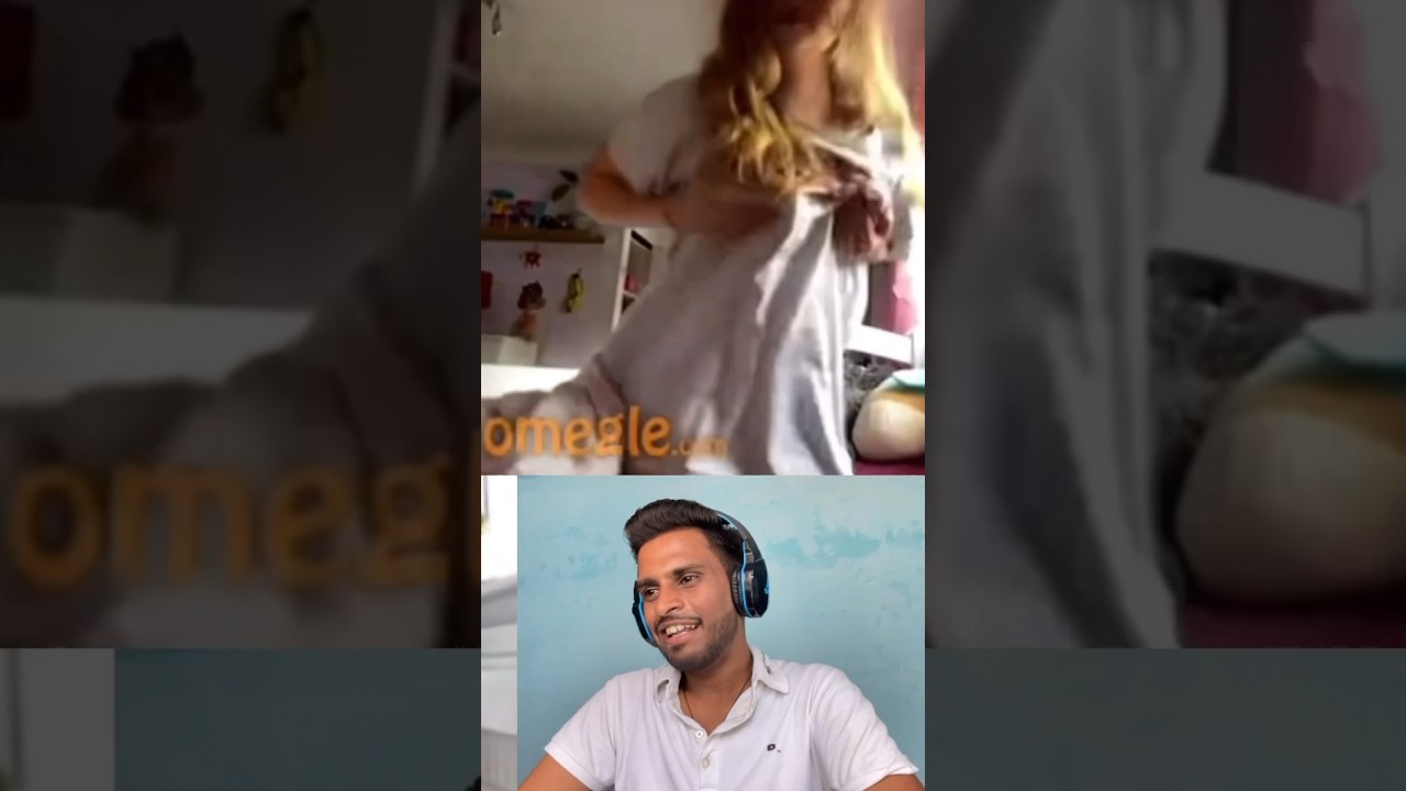 My girlfriend showing her boobs on Omegle 😂🔥 #shorts #youtubeshorts #omegle #panthergaming