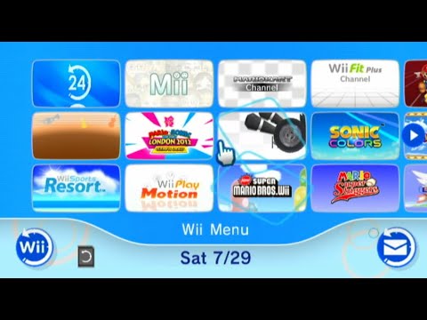 My Hacked Wii Menu (UPDATED WITH RII CONNECT BACKGROUND) 60FPS