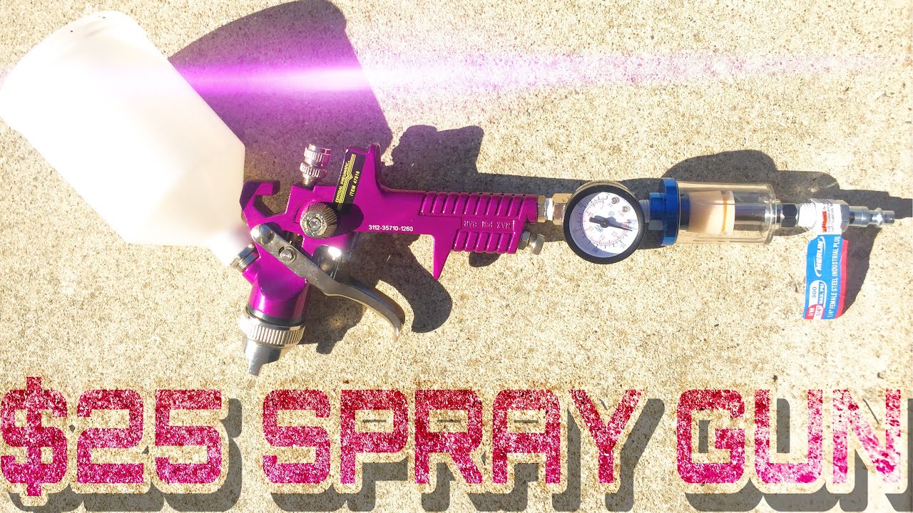 My Harbor Freight Spray Gun Set Up | Ep 3 Pressure Regulator + Water Filter