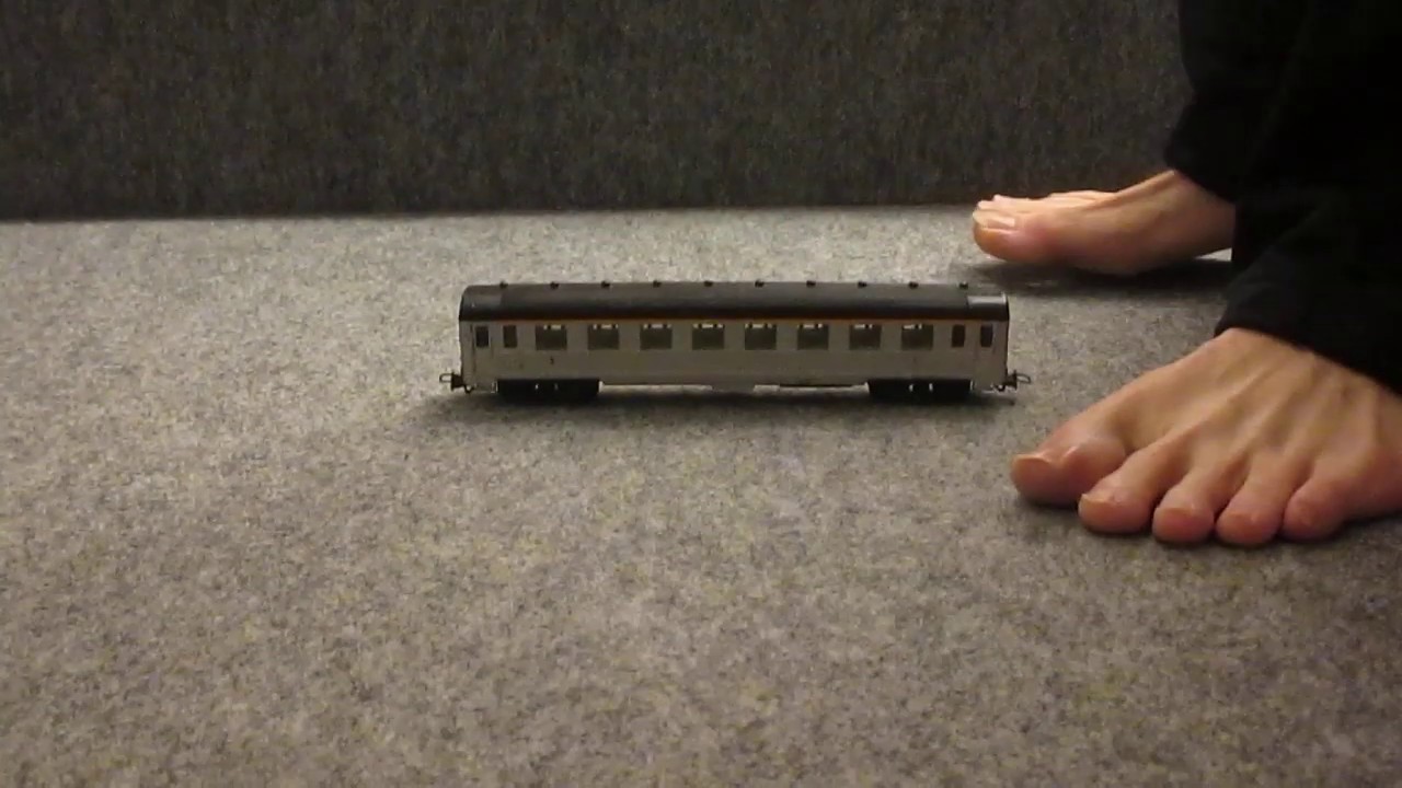 My hot boyfeet destroying modeltrain part 1