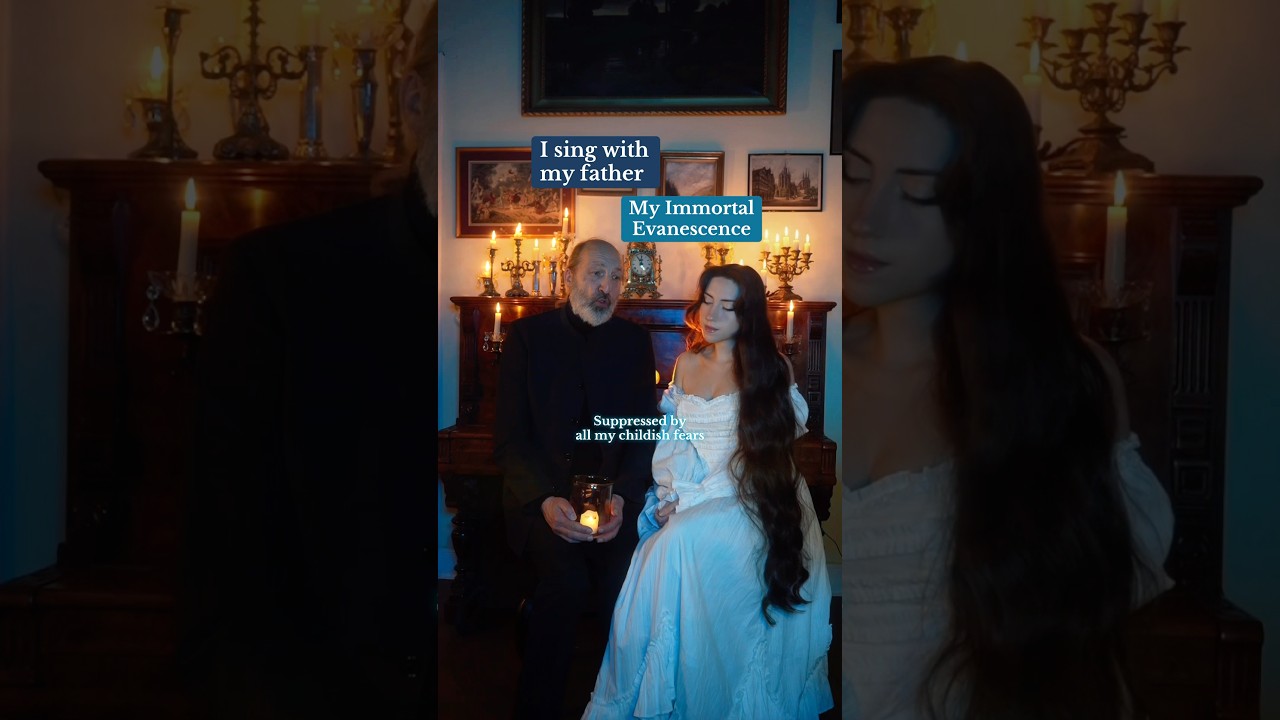 My Immortal Cover with my father🤍@Evanescence #fatherdaughter #evanescence #lowbass #myimmortal