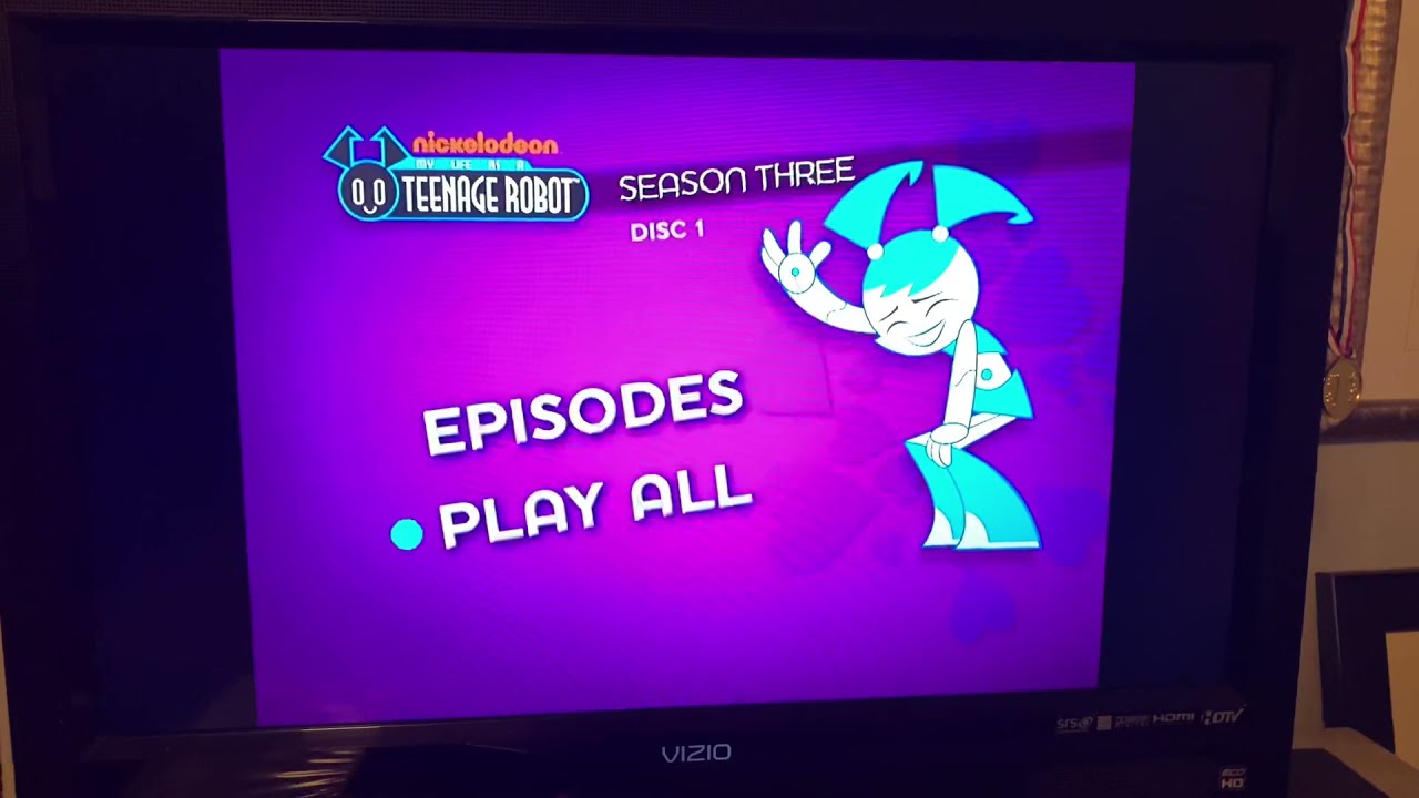 My Life as a Teenage Robot: Season Three 2011 DVD Menus