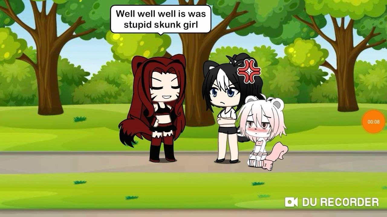 ❤My Life Of Gacha❤ Skunk Girl VS Fox Girl