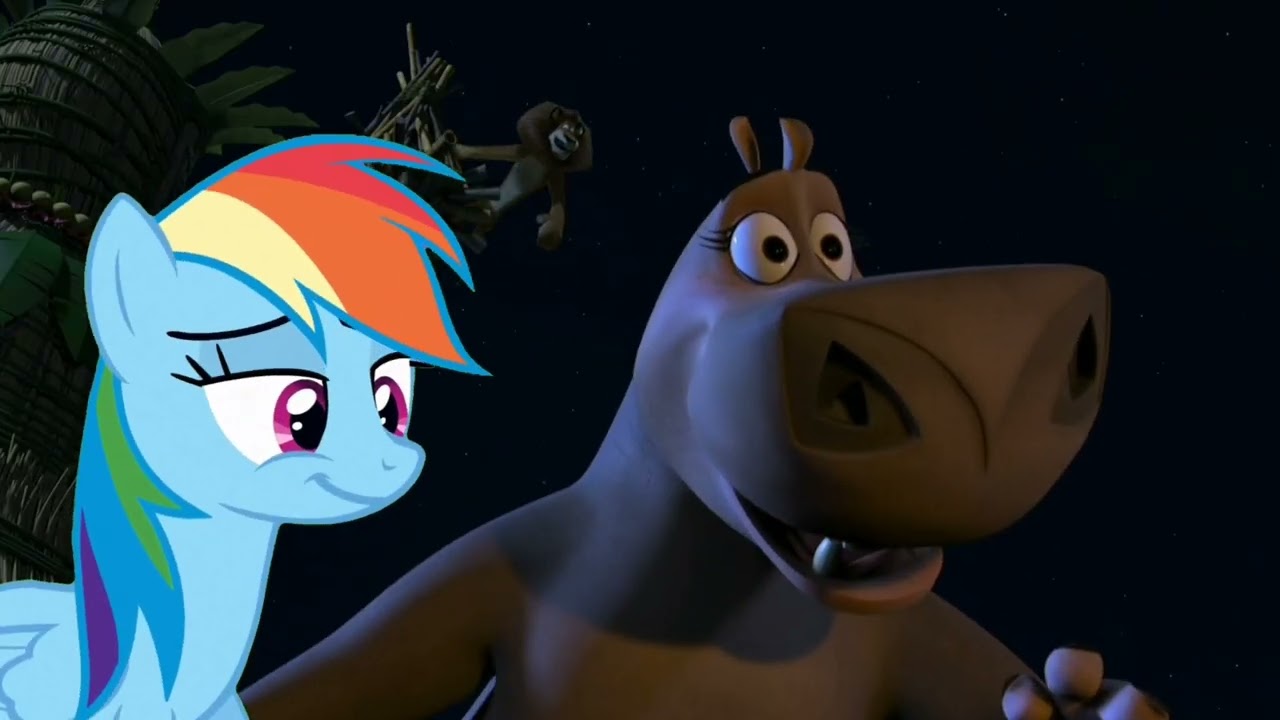 My Little Pony And Madagascar Splitting the island
