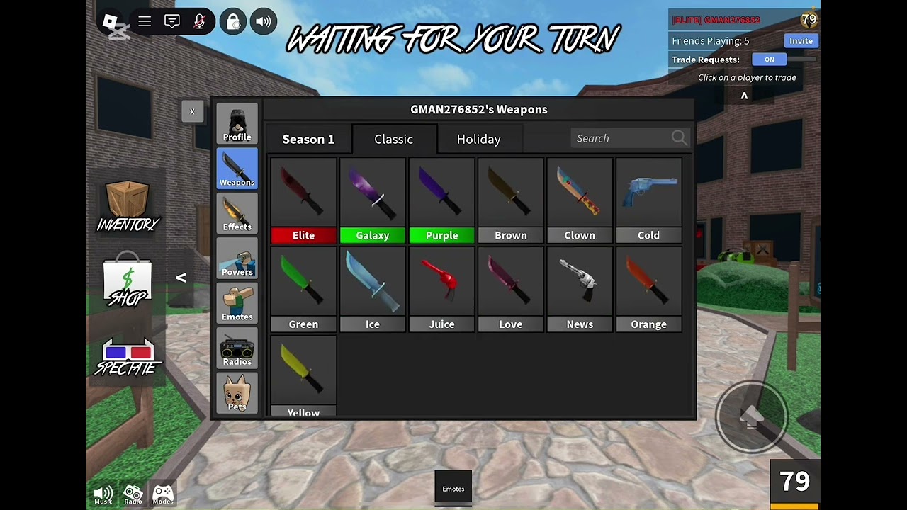 My mm2 inventory tour!