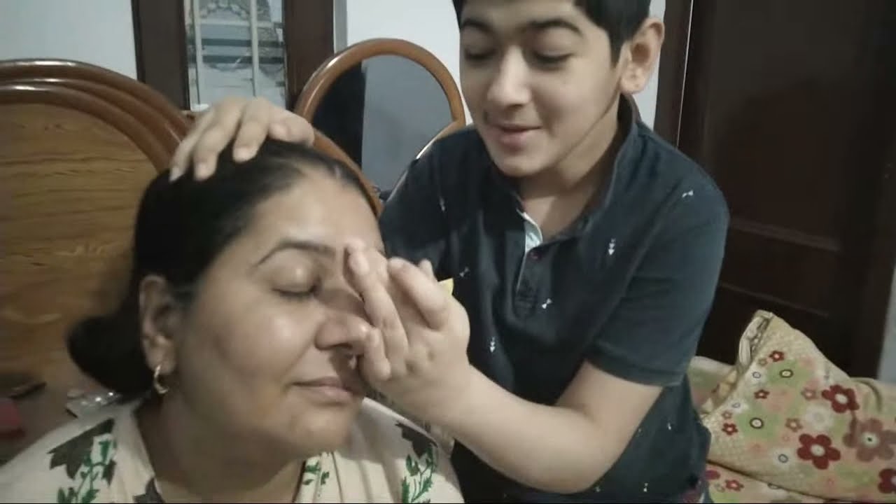 My Mom On Webcam
