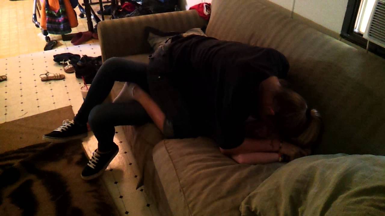 My mom trying to lick my face!