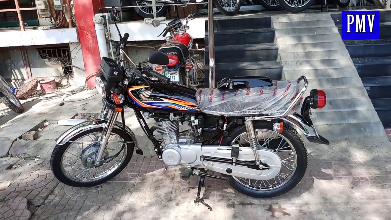 My New Honda CG 125 Model 2018 in Black