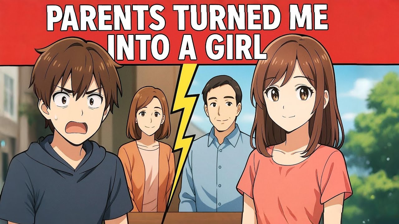 My Parents Turned Me Into a Girl || Tg Tf || Body Swap | Gender Bender | Tg Caption | sapphirefoxx