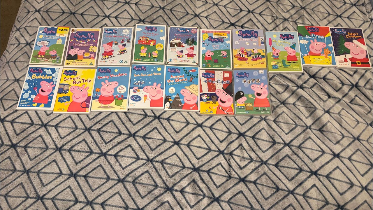 My Peppa Pig DVD Collection For May 2025 Edition