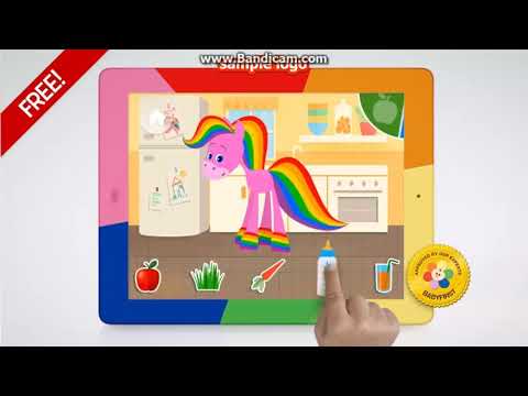 my pet rainbow horse app promo
