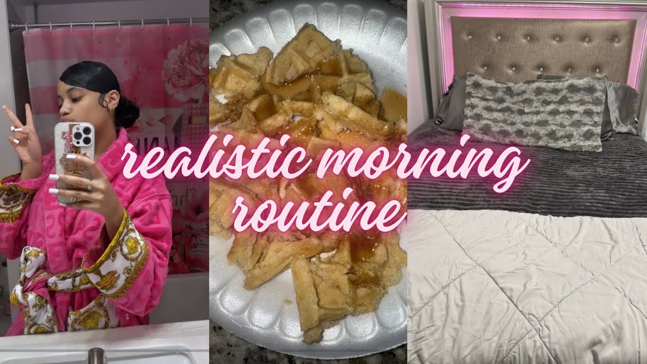 MY REALISTIC MORNING ROUTINE💗🫧🪥🚿🧼