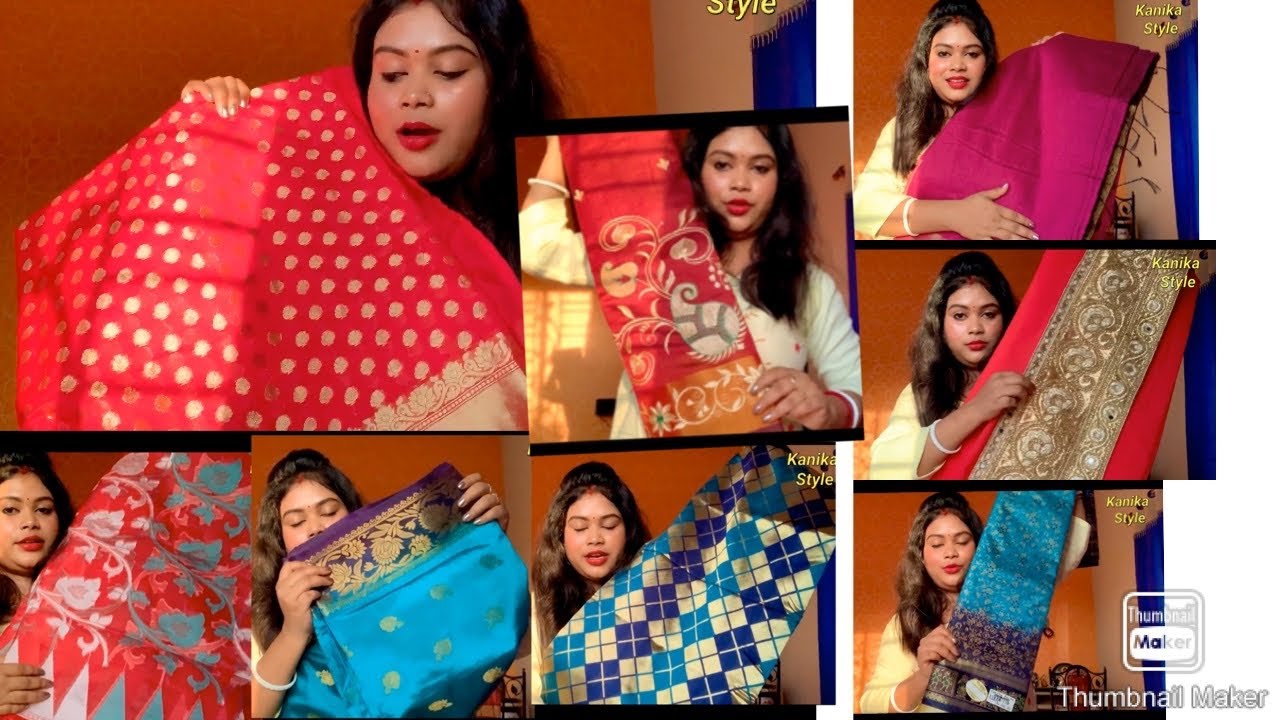 My Saree collection part-1 //Kanika Style #Bengali #Vlog