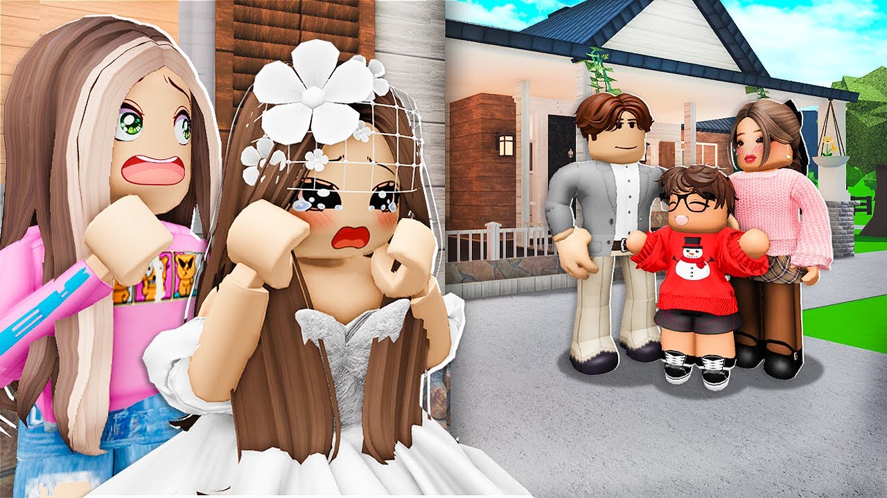My Sister Got Married.. But Her Husband Has A SECRET Family.. (Roblox Bloxburg)