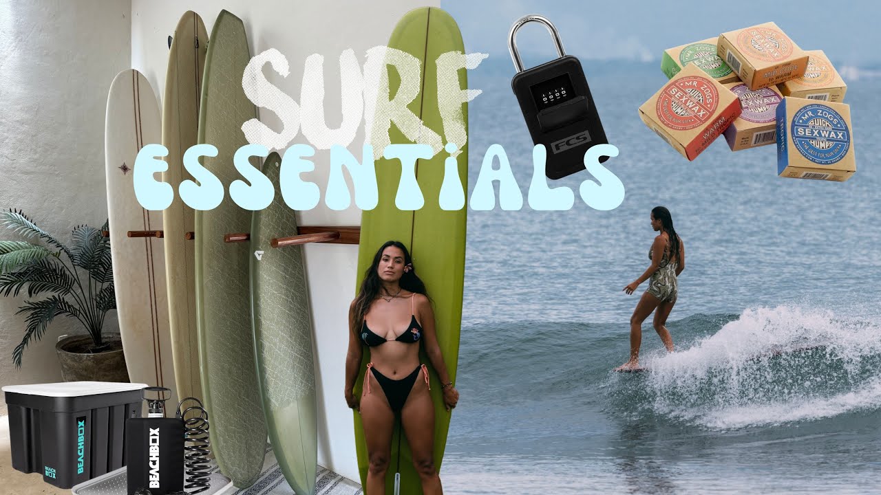 MY SURF ESSENTIALS: must-have gear/accessories to go surfing 🌊
