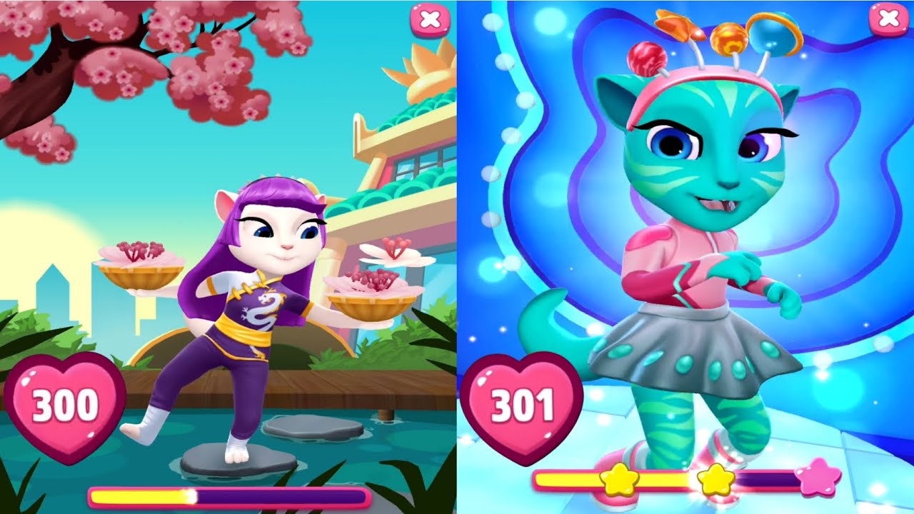 My Talking Angela 2 - Cosmic Album Event vs Cosmic Show Event (iOS, Android Gameplay)