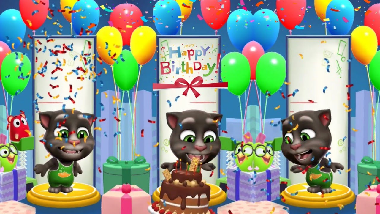 My Talking Tom 2 🎉 Happy Birthday 🎂 Level 10🎈