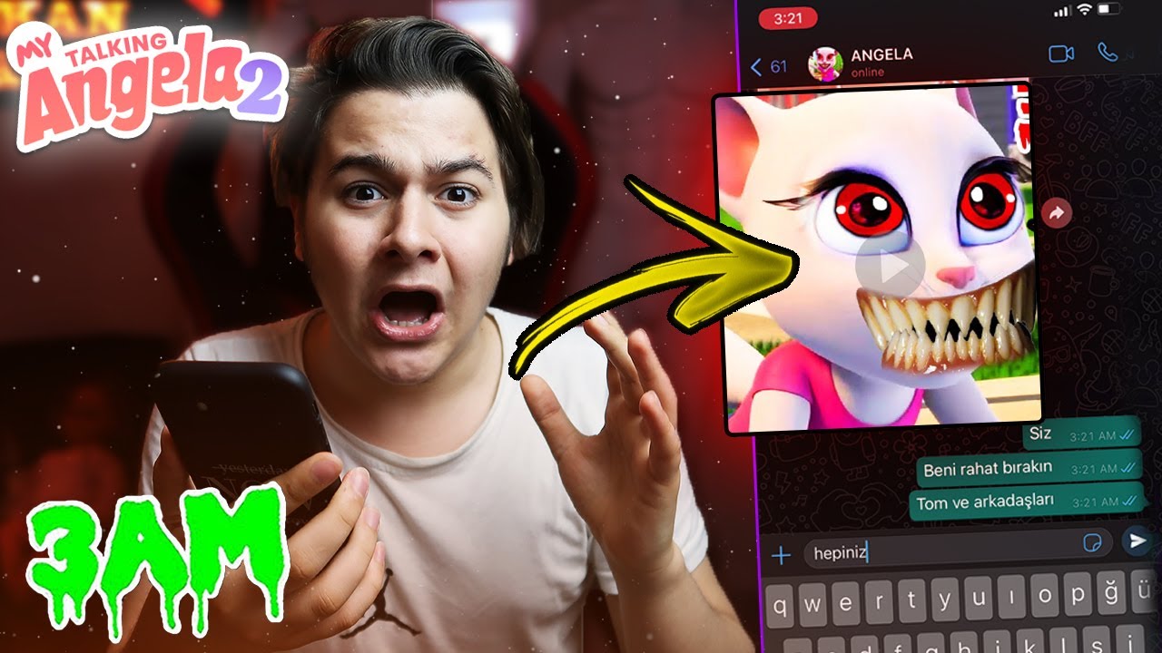 MY TALKİNG ANGELA 2 BANA VİDEO ATTI !! (ŞOKE OLACAKSINIZ)