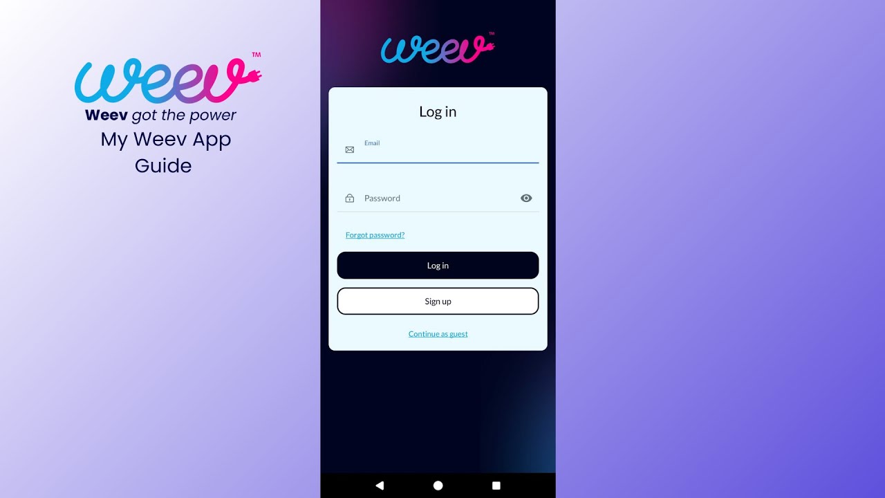 My Weev App How to update your App from the Android App store Support Guide