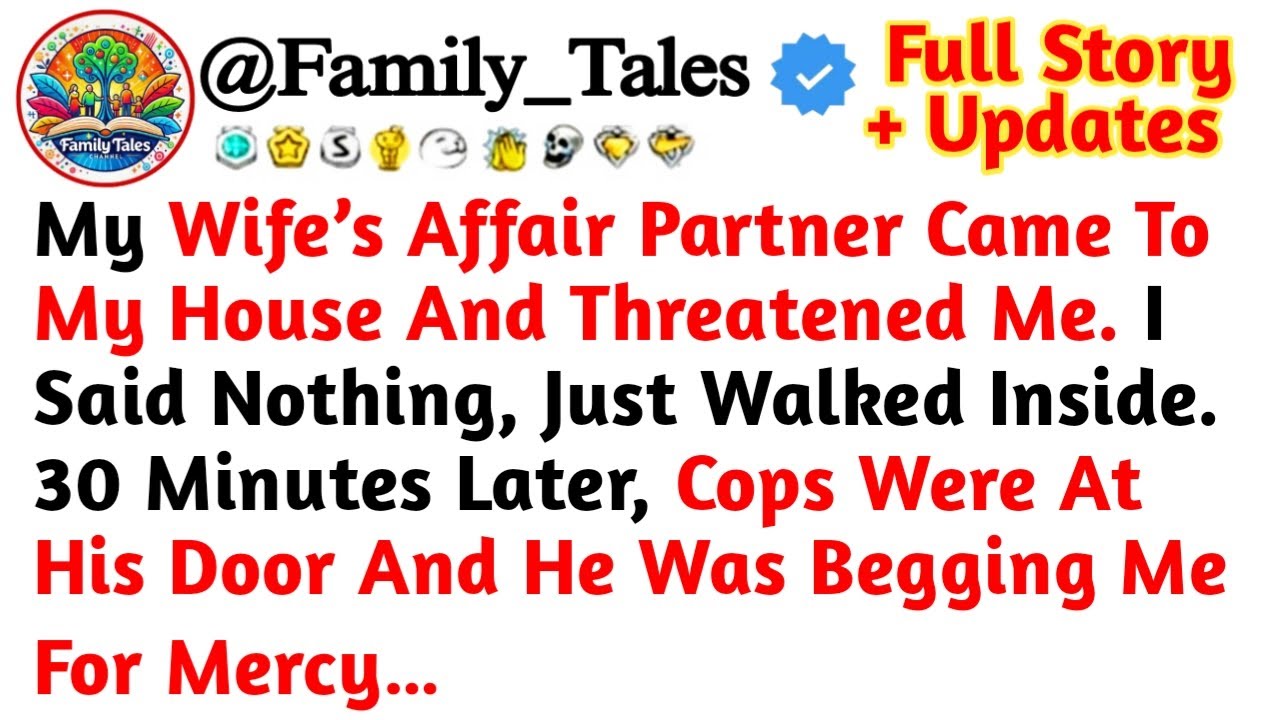 My Wife’s Affair Partner Came To My House And Threatened Me. I Said Nothing, Just Walked Inside.