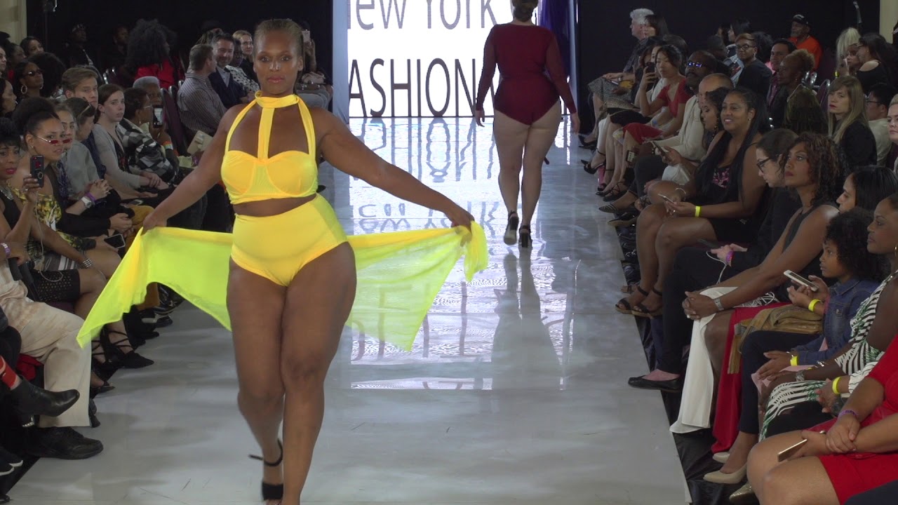 Mylk and Honey Clothier's Plus Size Swimwear NYFW Show