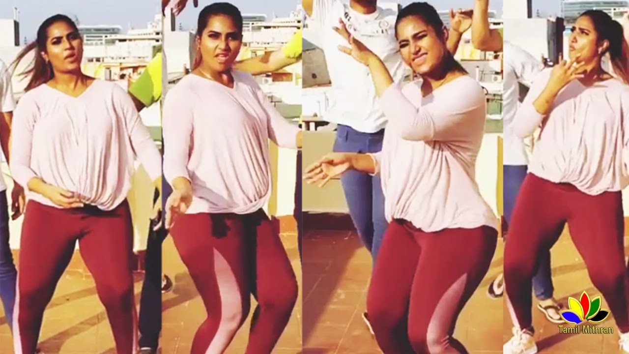 Myna Nandhini Hot Dance | Aranmanai Kili | Kuthu Dance | Gym Workout | Vijay Tv Serial Actress