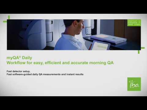 myQA Daily clinical application: 1-Min. Setup & Morning QA workflow