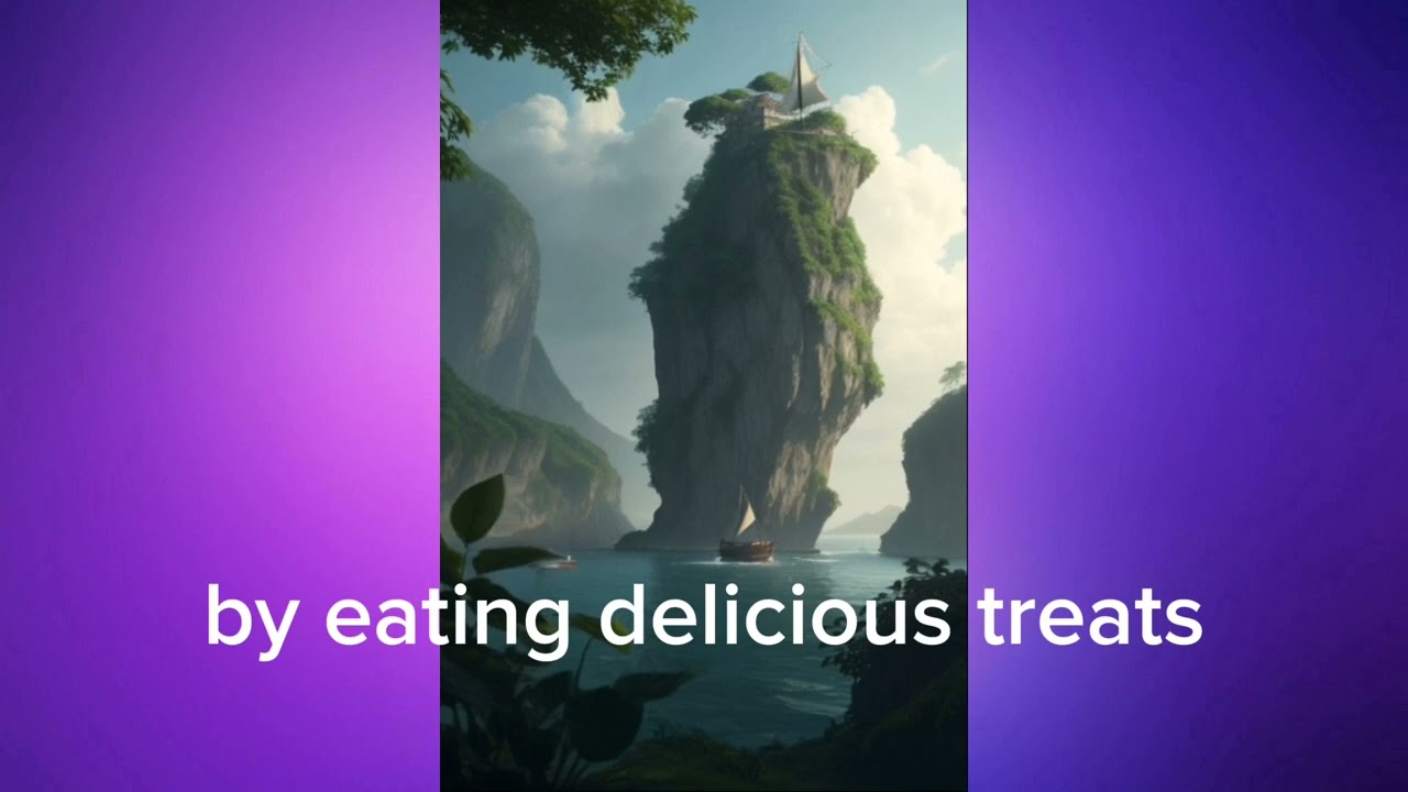 Mysterious island with caramel trees #cartoons #cartoon #forchildren #cartoonsforchildren