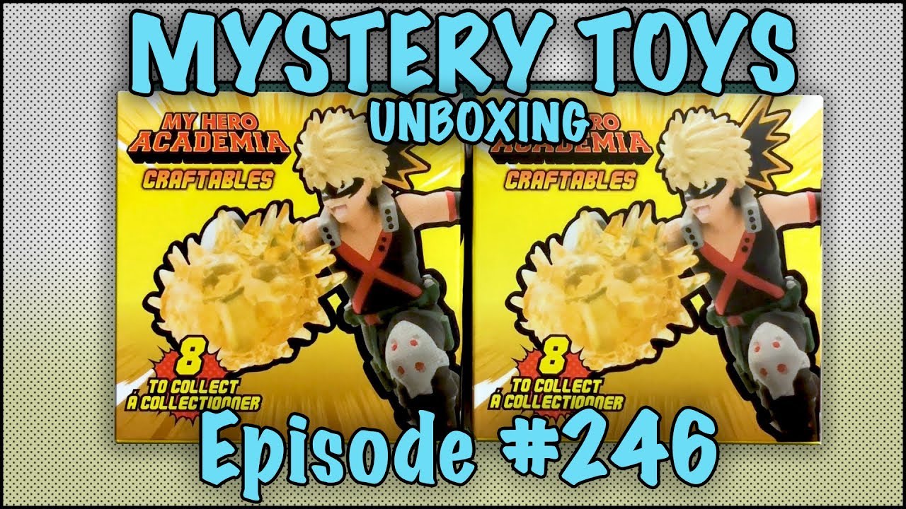 MYSTERY TOYS! Episode #246 - Unboxing My Hero Academia Craftables Mystery Figures - Toy Review!