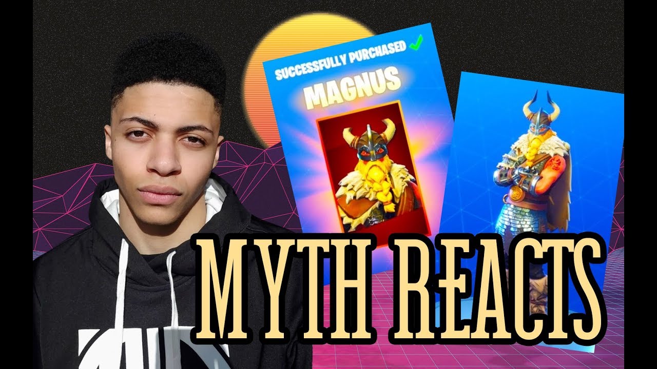 Myth & Streamers react to New Magnus Viking Skin! + Highlights (Fortnite Battle Royale)