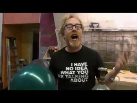 Mythbusters - Helium and Sulfur Hexafluoride