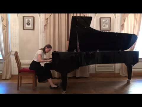 N. Medtner, Piano Sonata in G minor op 22, Alisa Zaika