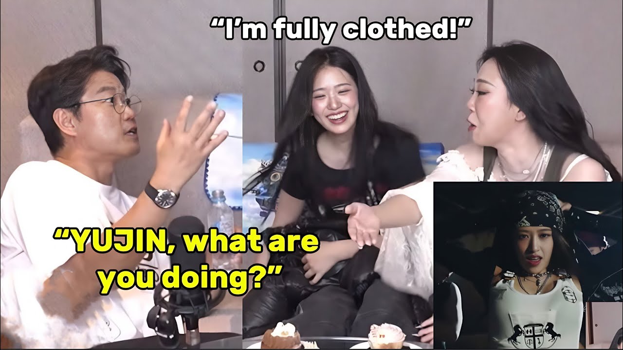 NA PD scolding IVE YUJIN after watching her bold video performance (ft. YOUNGJI screaming)