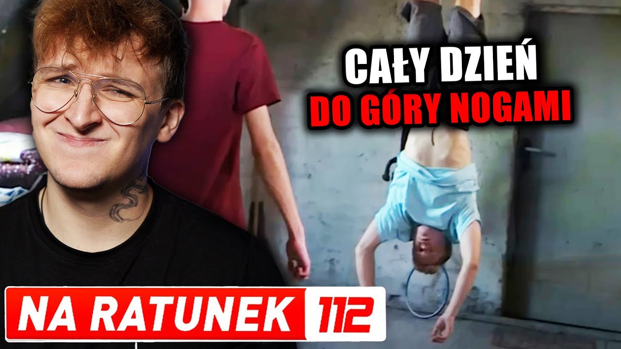 NA RATUNEK 112 ale WISZĘ DO GÓRY NOGAMI