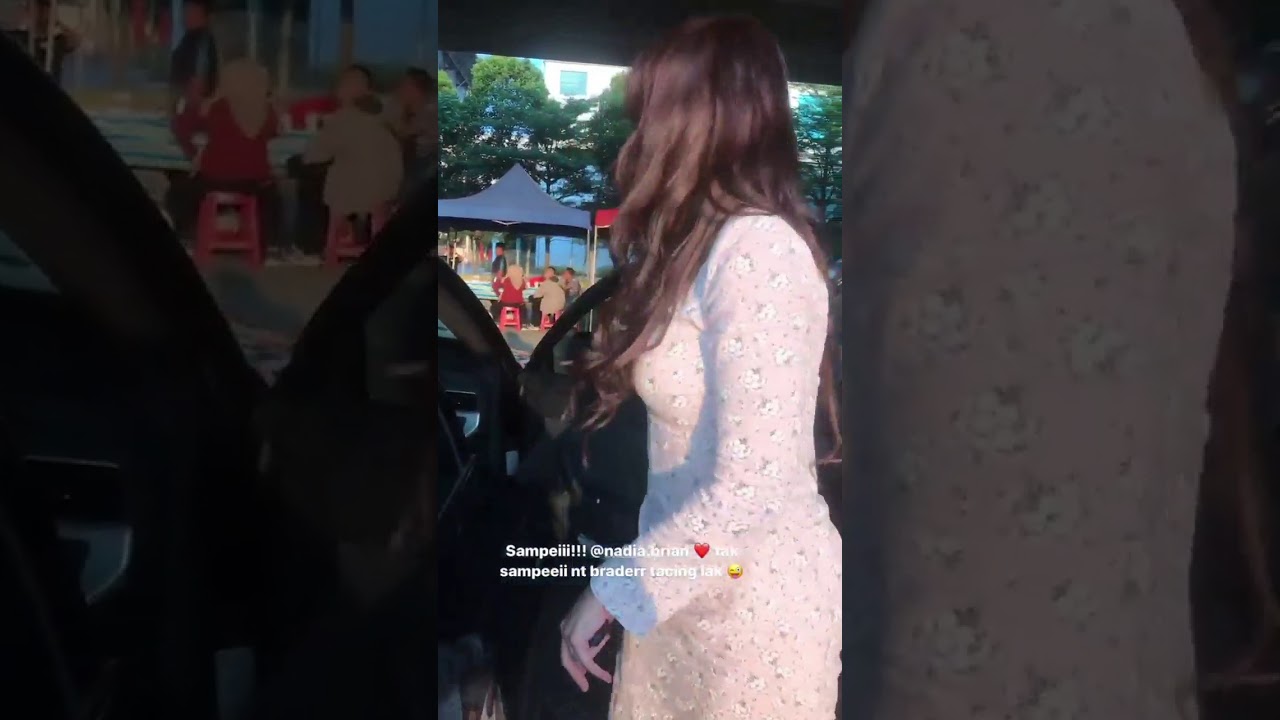 nadia brian baju kurung nipis nampak spender #short #shorts #nadiabrian