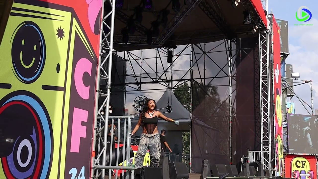 Nadia Nakai performing live at Cotton Fest 2024