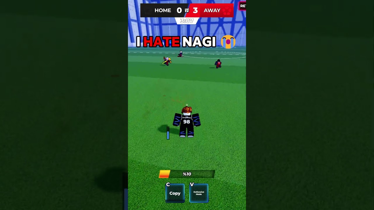NAGI MOVE IS LEGIT HACKS 😭#roblox #bluelock #football #bluelockrivals