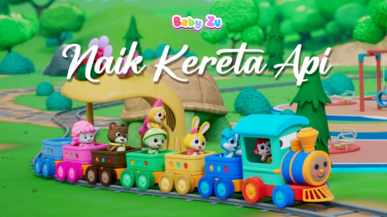 Naik Kereta Api ♪  Lagu anak Indonesia populer ♪  BabyZu