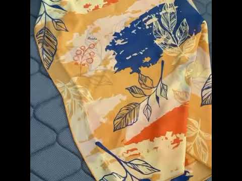 Nak matching tudung dengan baju oren korang meh pakai Roman.. naik seri oiiii