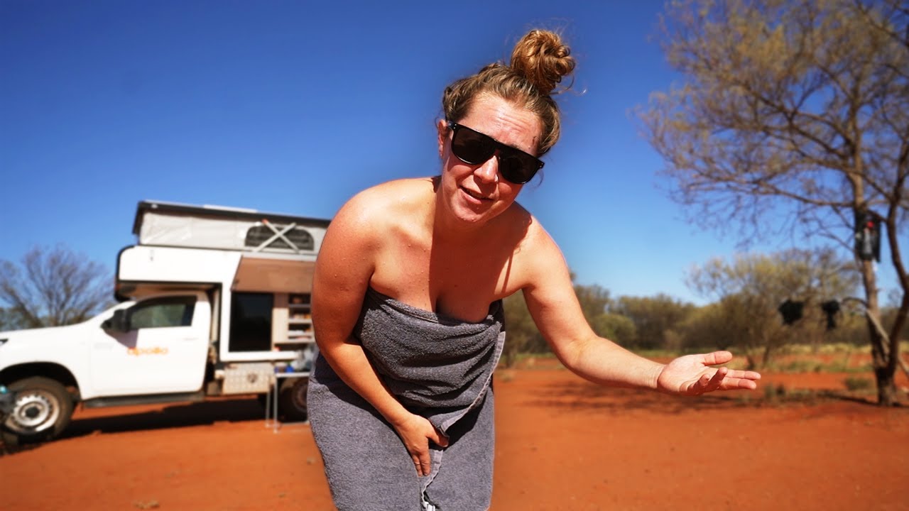 NAKED & ALONE in the Centre of Australia (Outback Van Life)