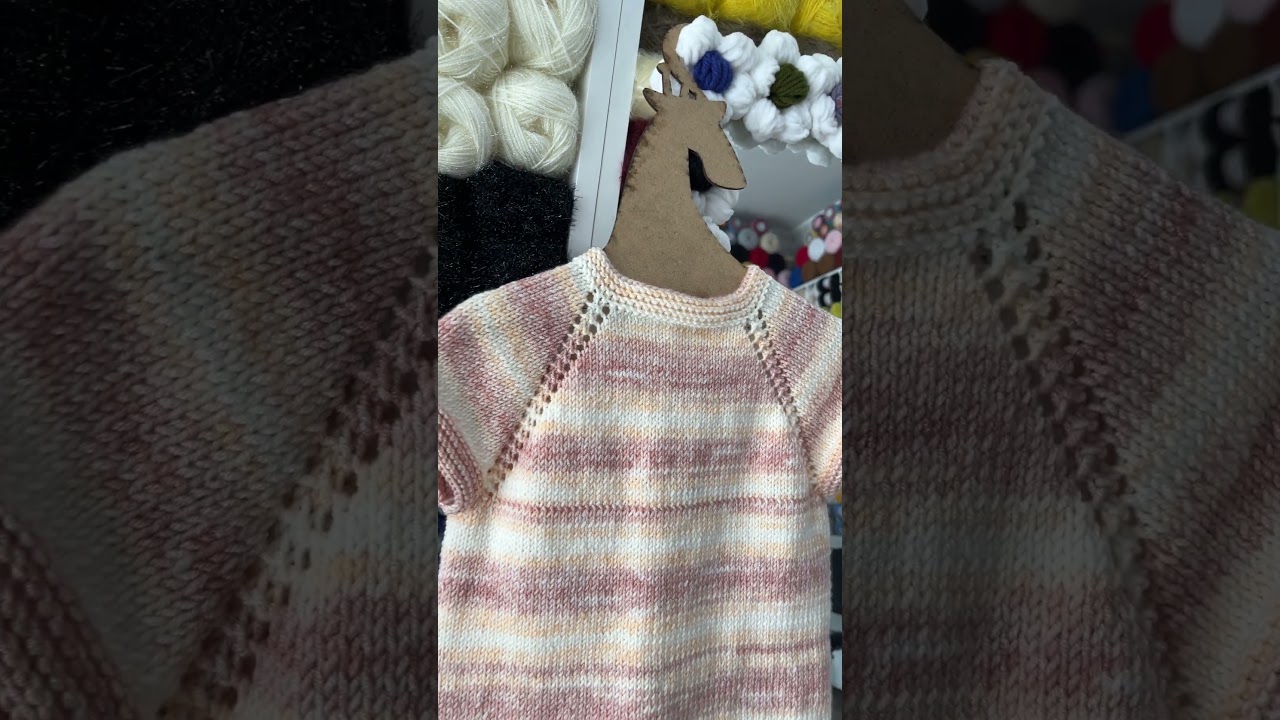 Nako Elit Batik Bebek Yeleği 🌹#babyknits #knitting #şişörgü