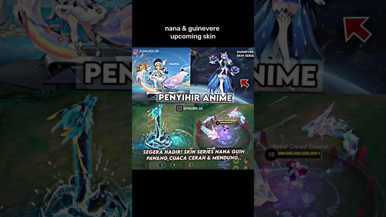 Nana & Guinevere upcoming new series skin #mobilelegends #revampedskin #mlbb