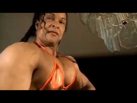 Nancy Lewis flexing